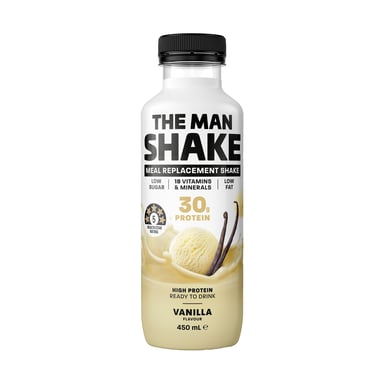 The Man Shake Meal Replacement Drink Vanilla 450ml