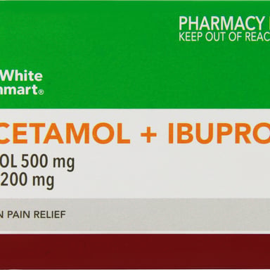 TerryWhite Chemmart Ibuprofen + Paracetamol 12 tablets