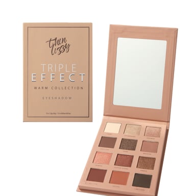 Thin Lizzy Triple Effect Eyeshadow Palette Warm 1 each
