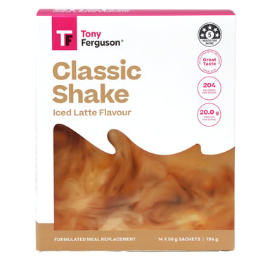 Tony Ferguson Classic Shake Iced Latte 14 pack