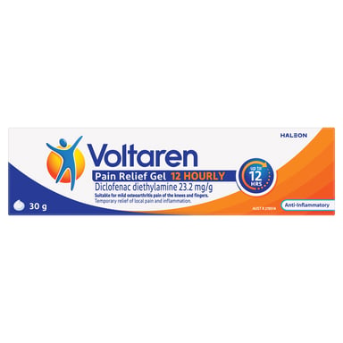 Voltaren Pain Relief Gel 12 Hour 30g