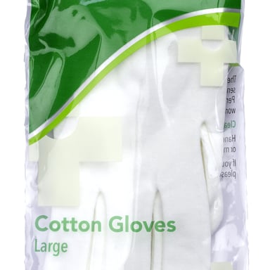 TerryWhite Chemmart Cotton Gloves Large 1 pair