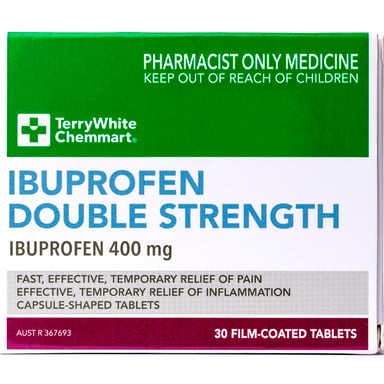 TerryWhite Chemmart Ibuprofen 400mg - 30 tablets