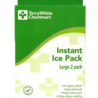 TerryWhite Chemmart Instant Ice Pack Large 2 pack
