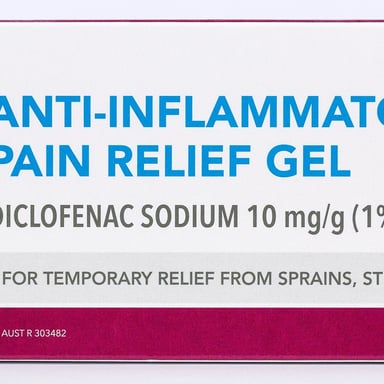TerryWhite Chemmart Anti Inflammatory Pain Relief Gel 100g
