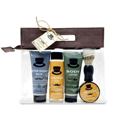 Men's Republic Grooming Kit Cleansing Care with Bag 6 piece