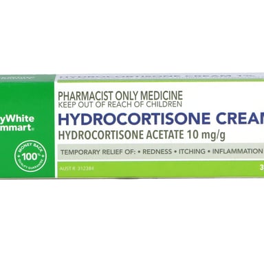 TerryWhite Chemmart Hydrocortisone Cream 1% - 30g