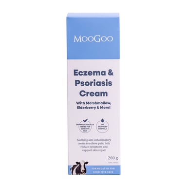 MooGoo Eczema & Psoriasis Cream With Marshmallow 200g