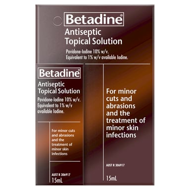 Betadine Antiseptic Liquid 10% - 15ml