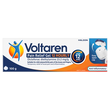 Voltaren Pain Relief Gel 12 Hour 100g
