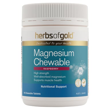 Herbs of Gold Magnesium Chewable 60 chewable tablets