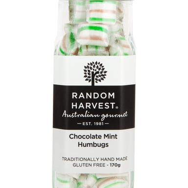 Random Harvest Humbugs Chocolate Mint 170g