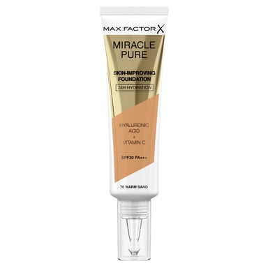 Max Factor Miracle Pure Foundation Warm Sand 70 1 each