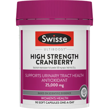 Swisse Ultiboost High Strength Cranberry 90 capsules