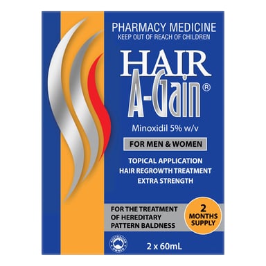 Hair A-Gain 5% 60ml - 2 pack