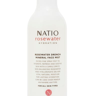 Natio Rosewater Hydration Drench Mineral Face Mist 200ml