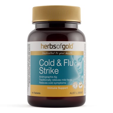 Herbs Of Gold Cold & Flu Strike 14 tablets