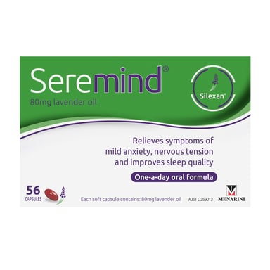 Seremind Lavender Oil 80mg - 56 capsules