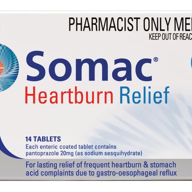 Somac Heartburn Relief 20mg - 14 tablets