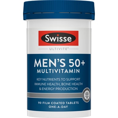 Swisse Ultivite Men's 50 + Multivitamin 90 tablets