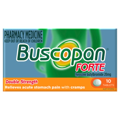 Buscopan Forte 20mg - 10 tablets