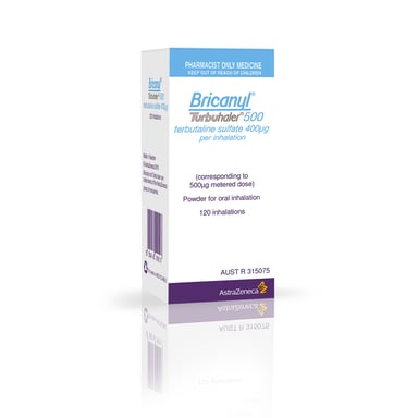 Bricanyl Turbuhaler 500mcg - 120 doses