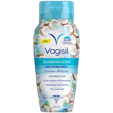 Vagisil Intimate Wash SS Coconut Hibiscus 240ml