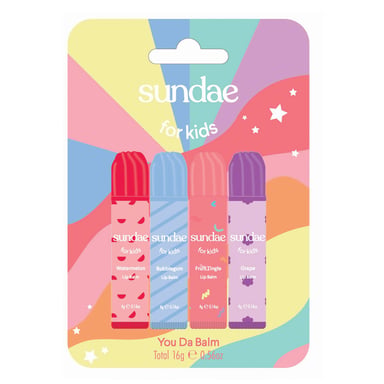 Sundae Lip Balm Set 4 piece