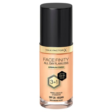 Max Factor Facefinity All Day Flawless D5 Free Foundation Warm Ivory 44