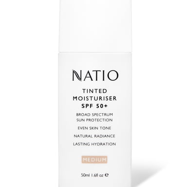 Natio Tinted Moisturiser SPF50+ Medium 50ml