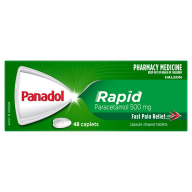 Panadol Rapid 500mg - 48 caplets