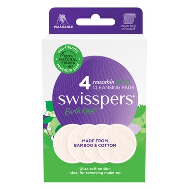 Swisspers Reusable Eco Cleansing Pads 4 pack