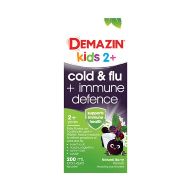 Demazin Cold And Flu + Immune Defence 200ml