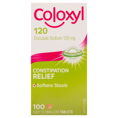 Coloxyl 120mg - 100 tablets