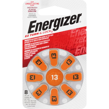Energizer EZ Change Zero Mercury Hearing Aid Batteries AZ13EZ - 8 pack