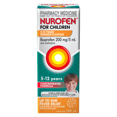 Nurofen For Children 5-12 Years Orange 100ml