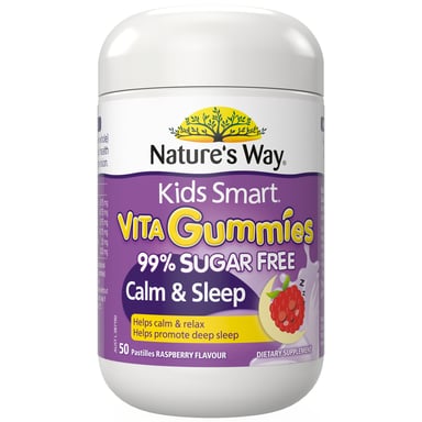 Nature's Way Kids Smart Vita Gummies Calm + Sleep 50 pastilles