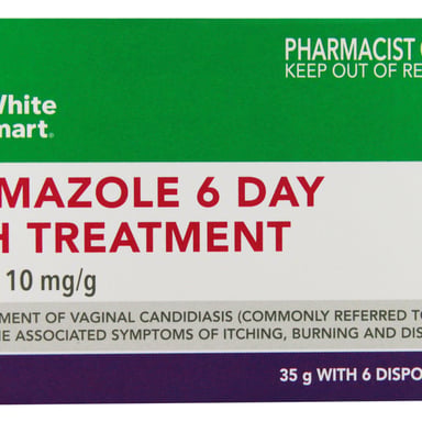 TerryWhite Chemmart Clotrimazole Thrush Treatment 6 Day Cream 35g