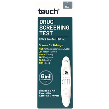 TouchBio 6 Multi-Drug Test (Saliva) Pen 1 pack