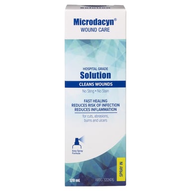 Microdacyn Wound Care Solution Liquid Spray 120ml