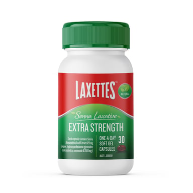 Laxettes Senna Extra Strength 30 soft gel capsules