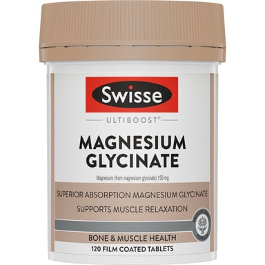 Swisse Ultiboost Magnesium Glycinate 120 tablets
