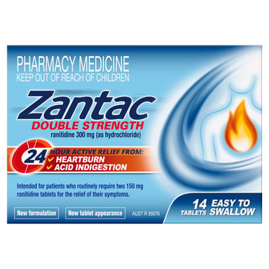 Zantac Relief Double Strength 300mg 14 pack