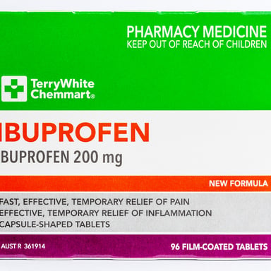 TerryWhite Chemmart Ibuprofen 200mg - 96 tablets