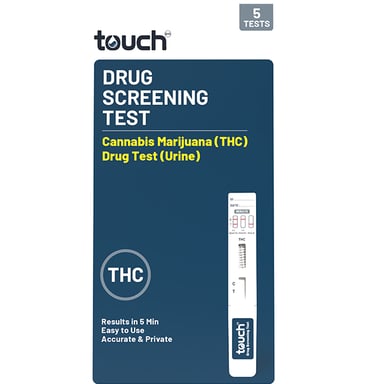 TouchBio Cannabis Marijuana Drug Screening Test - Urine 5 pack