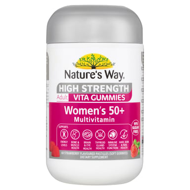 Nature's Way High Strength Adult Vita Gummies Women's 50+ Multivitamin 50 pastiles