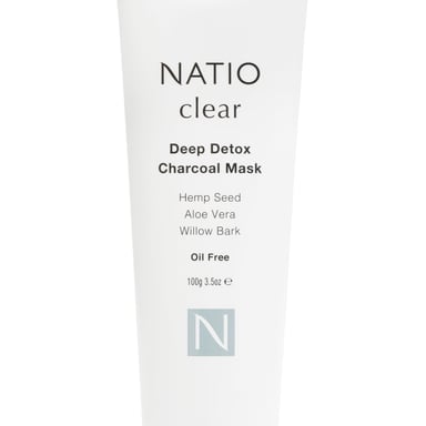 Natio Clear Deep Detox Charcoal Mask 100g