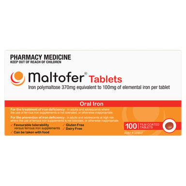 Maltofer 100 tablets