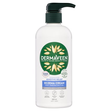 DermaVeen Sensitive Relief Eczema Cream 500ml