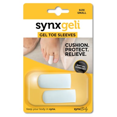 SynxBody Synxgeli Toe Sleeves Small 1 pair